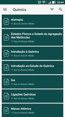 Exatas android App screenshot 2