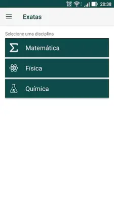 Exatas android App screenshot 5